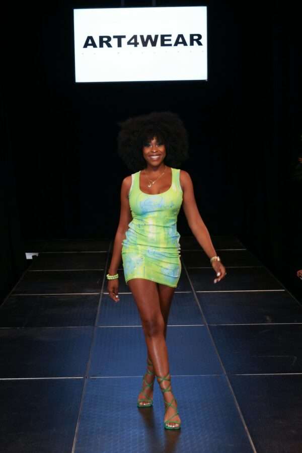 Fitted Dress Lime Juice